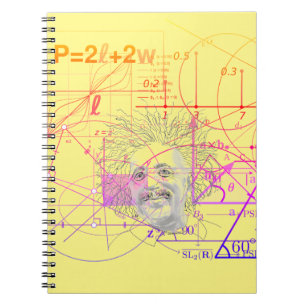 Fun Colourful Equations Geometric Designs Genius Notebook