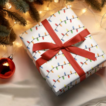 Fun Colourful Festive Party String Lights Pattern
