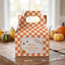 Fun Colourful Halloween Birthday Favour Box