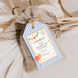 Fun Colourful Kids Birthday Gift Tag