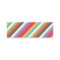 Fun Colourful Multi Stripes  Mini Business Card