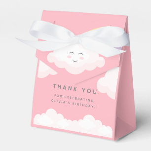 Fun Colourful Rainbow Birthday Favour Box