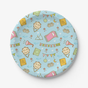 Fun Colourful Ramadan & Eid Party Paper Plate