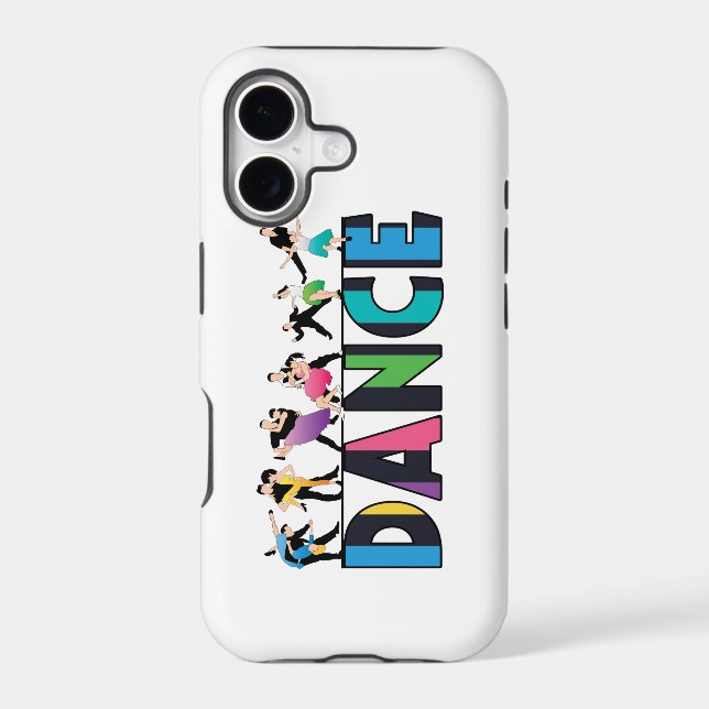 Fun & Colourful Striped Dancers Dance (Back)