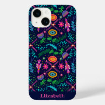Fun Colourful Stylized Floral  iPhone / iPad case