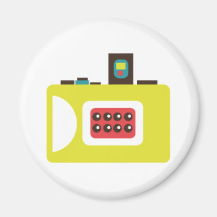 Fun Colourful Super S Camera Photographer Magnet