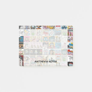Fun Comic Characters Kids Pattern Personalized Pos Post-it Notes