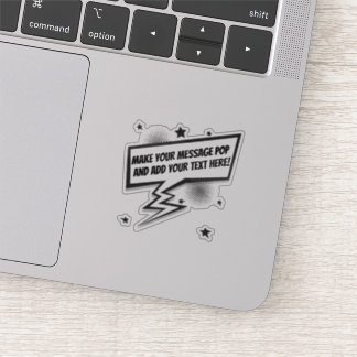 Fun comic style callout speech bubble