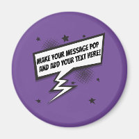 Fun comic style callout speech bubble