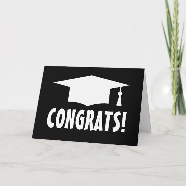 Fun congratulations graduation greeting Card (Front)