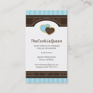 Fun Cookie Bakery Business Card