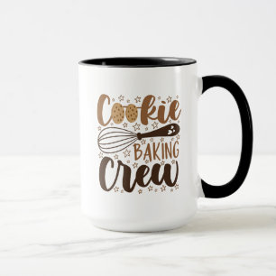 Fun Cookie Baking Crew Design Mug