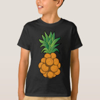 Fun cool basketball pineapple design - graphic art