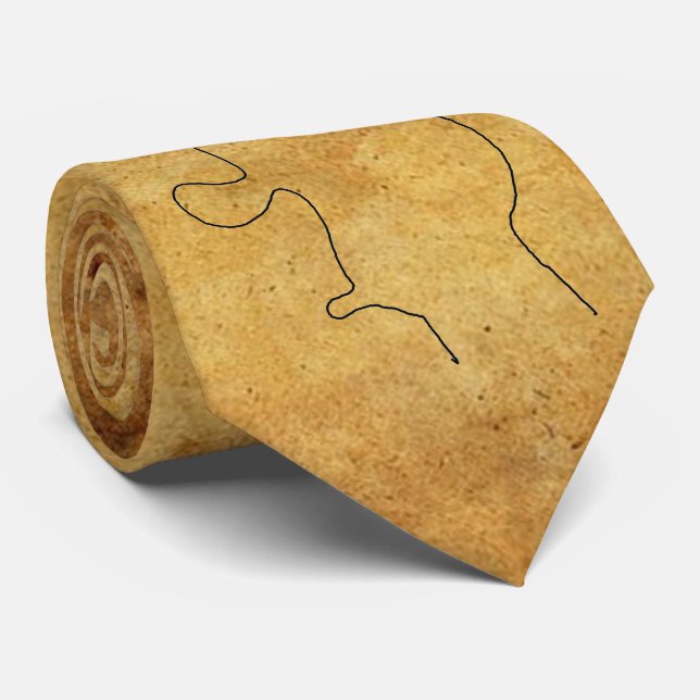 Fun Cool Dude Tie! Tie (Rolled)