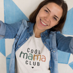 Fun Cool Mama Club, Mom Gift T-Shirt