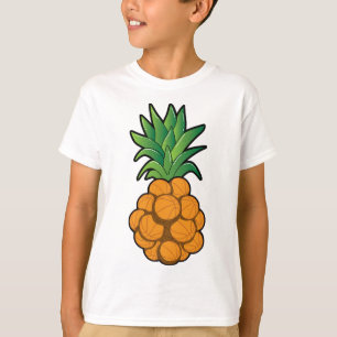 Fun Cool Sketll Pineapple Design - Graphic Art - C T-Shirt