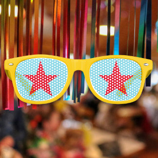 Fun Cool Star Custom Birthday Party Swag Shades