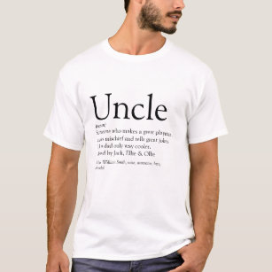 Fun Cool Uncle Definition Saying T-Shirt