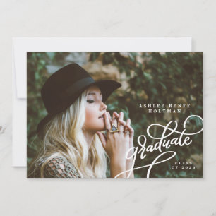 Fun Corner Script Graduation Announcement