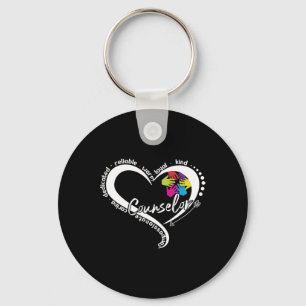 Fun Counsellor Graphic Tops Back To School First D Keychain