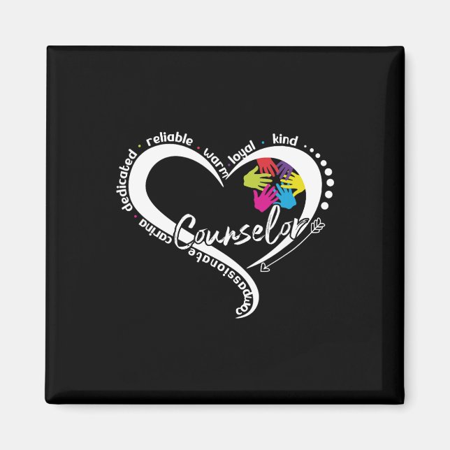 Fun Counsellor Graphic Tops Back To School First D Magnet (Front)
