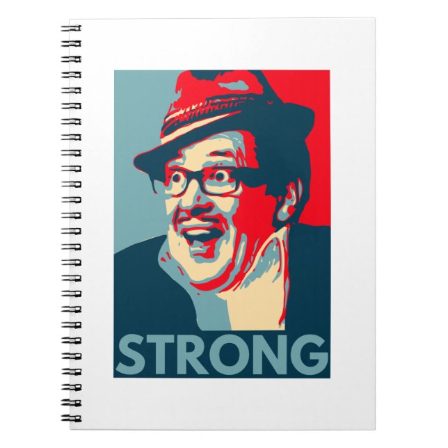 Fun Count Arthur Strong spiral notebook (Front)