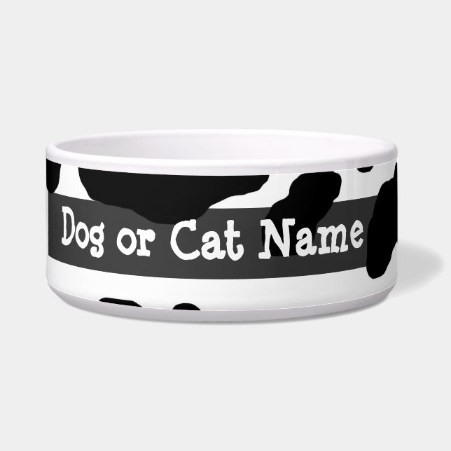 Fun Cow Print Personalized (Left)