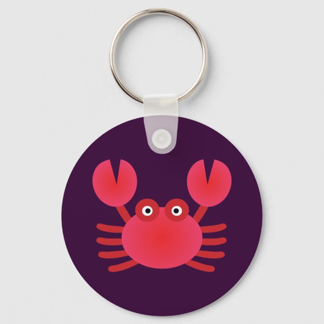 Fun Crab Keychain (Front)