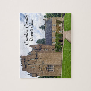 Fun Crathes Castle, Burnett Clan Landscape Jigsaw Puzzle