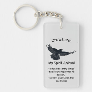 Fun Crows Bird Spirit Animal Humour Devis    Totem
