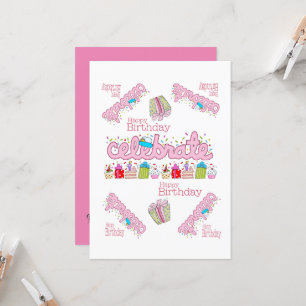 FUN Cupcake Bonne Invitation Anniversaire