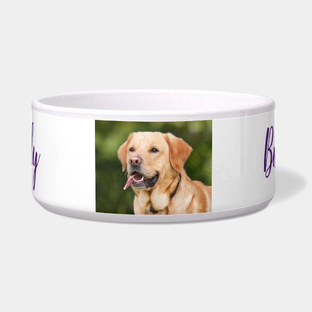 Fun custom add your favorite pet photo and name, (Front)