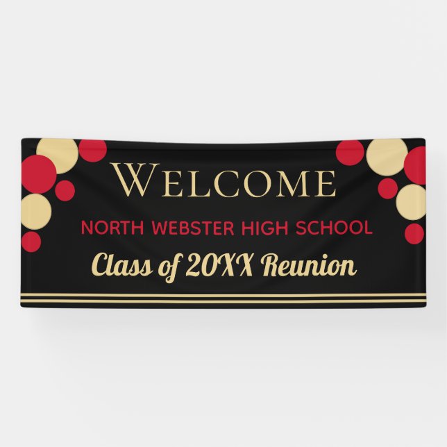 Fun, Custom class Reunion banner (Horizontal)