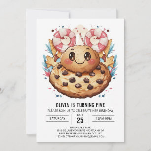 Fun Custom Sweets Cookies Birthday Invitation