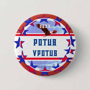 Fun Customizable Campaign Election POTUS 2 Inch Round Button