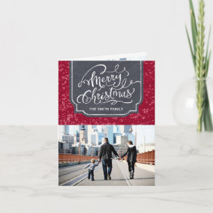 Fun Customizable Christmas Photo Greeting Card