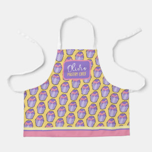 Fun Customizable Cupcake Kitchen Apron for Kids