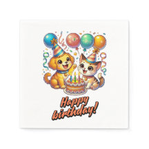 Fun & Cute Birthday Puppy & Kitten Party