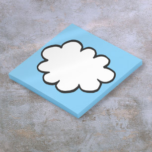 Fun Cute Cloud Illustration Post-it Notes