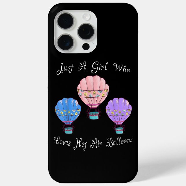 Fun Cute Hot Air Balloon Case-Mate iPhone Case (Back)