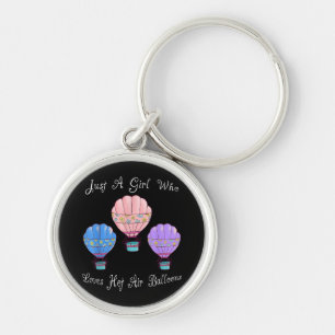 Fun Cute Hot Air Balloon Keychain