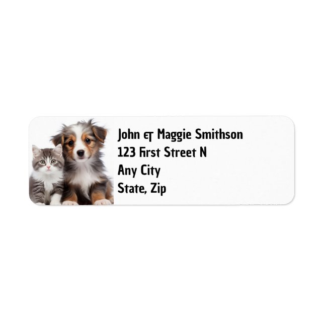 Fun Cute Pet Cat Dog Animals (Front)