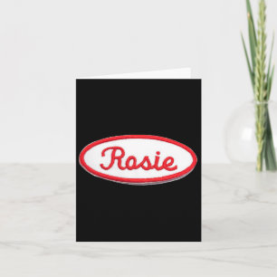 Fun Cute Rosie The Riveter Feminist Costume  Card