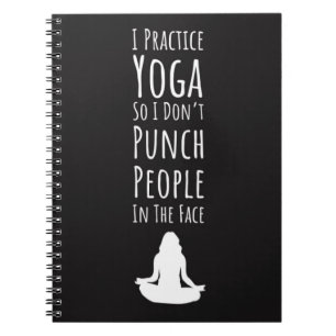 Fun Cute Yoga Gift Ideas For Her Notebook