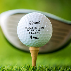Fun Dad Personalized Golf Balls