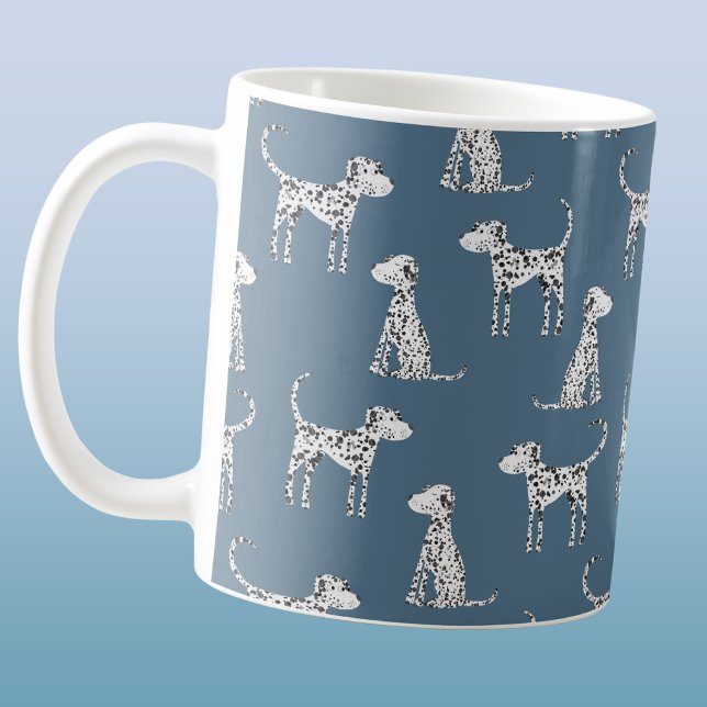 Fun Dalmatian Dog Pattern Coffee Mug (Creator Uploaded)