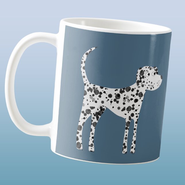 Fun Dalmatian Dog Personalized Coffee Mug (Creator Uploaded)