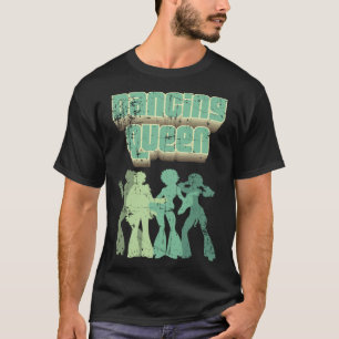 Fun Dancing Queen Disco Party Retro Distressed T-Shirt