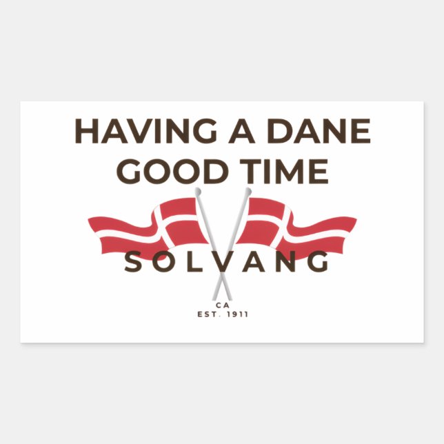 Fun Danish Mug Sticker (Front)