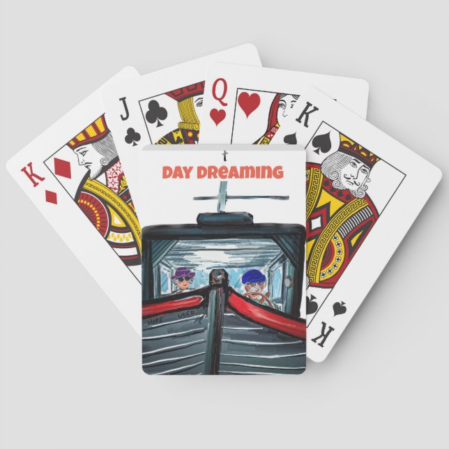 Fun Day Dreaming: Getting a Boat Playing Cards (Back)